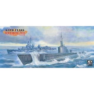 โมเดลประกอบ AFV Club SE73510 1/350 GATO CLASS SUBMARINE 1942