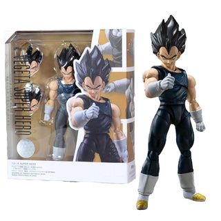 ฟิกเกอร์ อนิเมะดราก้อนบอล SHF Deus Vegeta Super Saiyan ขนาด 15 ซม. ของเล่นสําหรับเด็ก