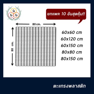 ตะแกรงเหล็ก พลาสติกชุบ ตะแกรงโชว์สินค้า ตะแกรงขายของ ตะแกรง ยกแพค10อัน!! ชุบขาว ชุบดำ หลากหลายขนาด คุณภาพสุดยอด