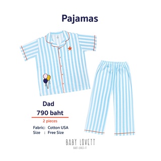 Babylovett Circus - Pajamas ชุดนอนคุณพ่อ คอปกแขนสั้นขายาว 25