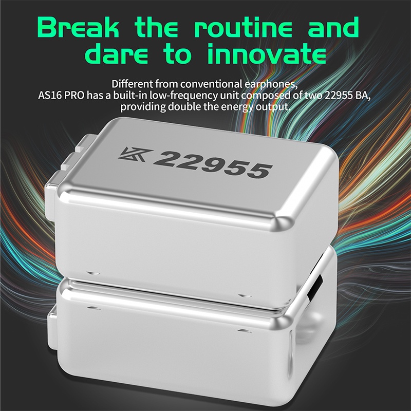 Kz AS16 Pro In Ear หูฟังแบบมีสาย 16BA Balanced Armature รูปที่ 7