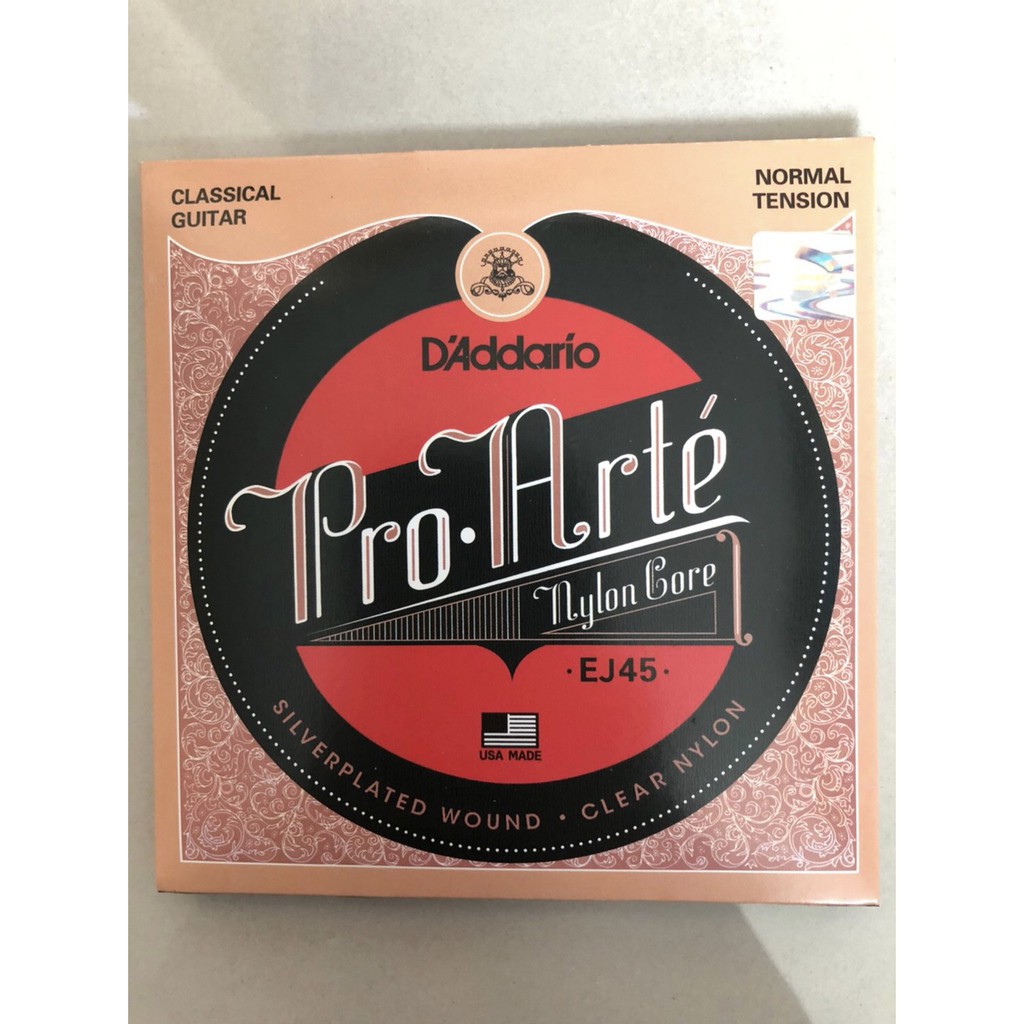 D'Addario สายกีต้าร์คลาสสิค รุ่นEJ45แถมฟรีปิ๊ก-3ชิ้น