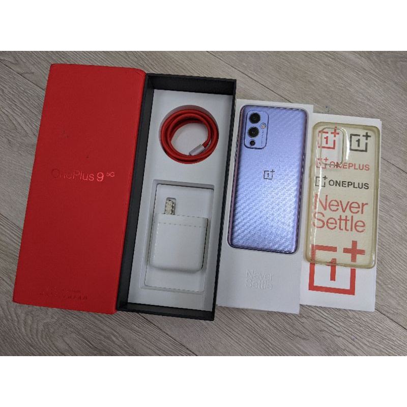 OnePlus 9 5G  สีม่วง Ram 8GB Rom 128GB มือ2 เดิมๆ เครื่องนอก Rom Global  Snapdragon 888 สภาพสวยไร้รอย