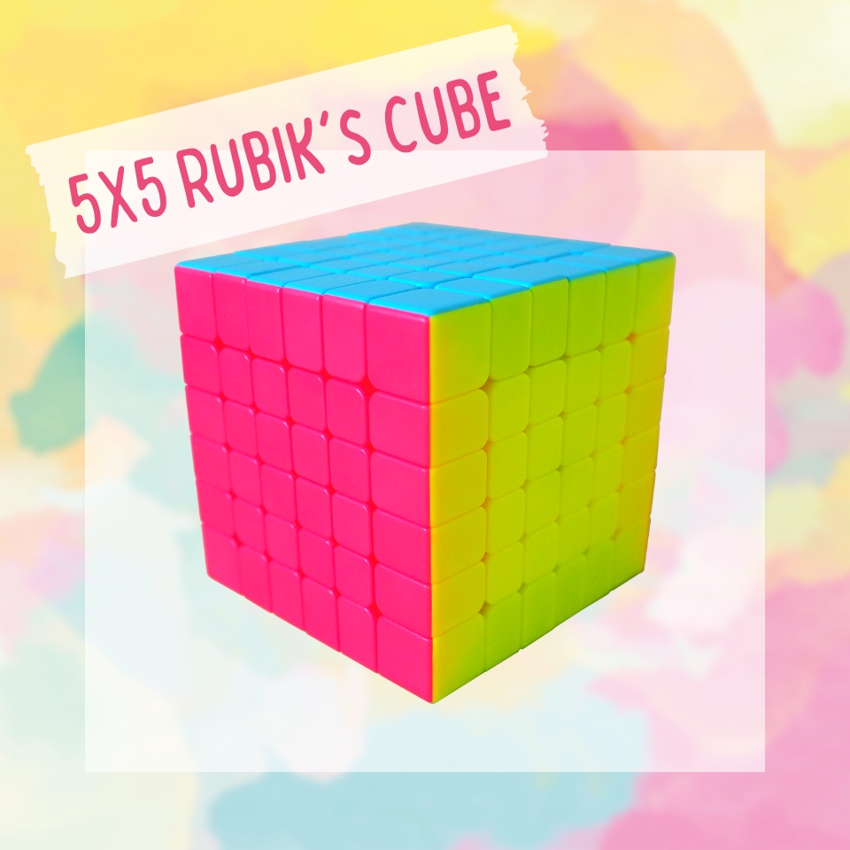 5x5 Rubik's cube รูบิคทรงมาตราฐานเเบบ5x5 ไม่ตัดขอบ