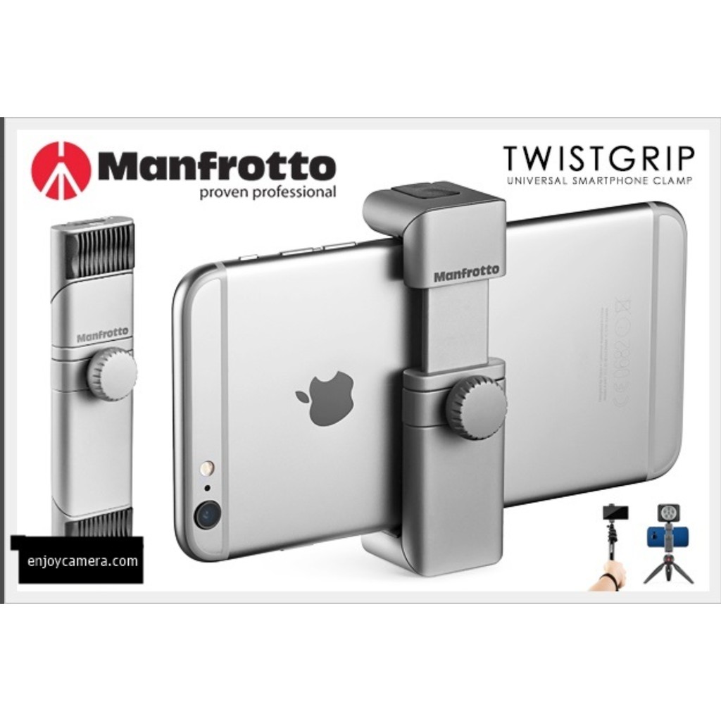 ขาจับยึดมือถือ  Manfrotto TwistGrip Smartphone Clamp   อิตาลี ประกันศูนย์ 3ปี
