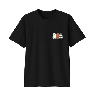 [COD]เสื้อยืด ผ้าฝ้าย พิมพ์ลายการ์ตูน WE BARE BEARS แฟชั่นสําหรับผู้ชาย 2022S-5XL