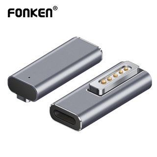 FONKEN อะแดปเตอร์แปลงแม่เหล็ก Type C สําหรับ Magsafe1/2 Type C Female 5A