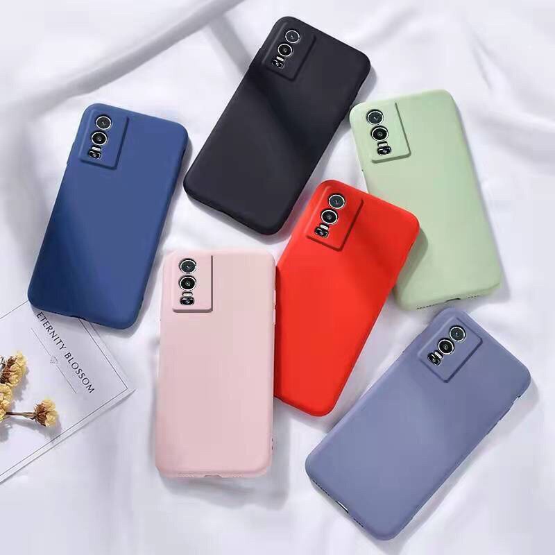 ***พร้อมส่งในไทย***Y76 เคสTPU​นิ่ม​สีพาสเทลแบบคลุมกล้องVivo Y76 5G - รูปที่ 2