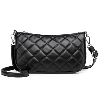 กระเป๋าผู้หญิง กระเป๋าสะพายข้าง แฟชั่น กระเป๋าสะพายข้าง รุ่น fashion crossbody bag black/white UNTM_ UNTM