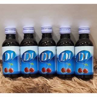 D1น้ำหวานเข้มข้นกลิ่นเชอร์รี่ 10 ขวด ปริมาณ 60 ml 1