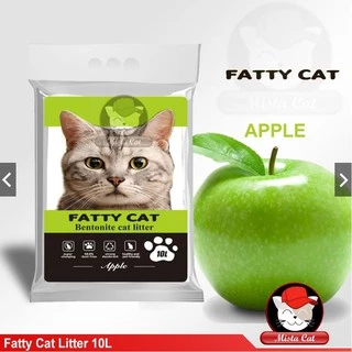ทรายแมวภูเขาไฟ กลิ่นหอม10 ลิตร Fatty cat ฝุ่นน้อยและทรายแมวเต้าหู้ถั่วลันเตา Bioline Tofu Cat Litter 7L.
