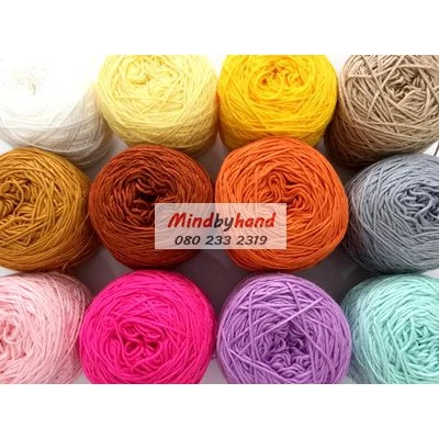 📣ไหมเบบี้ซิลด์(ฺBaby Silk) เส้น 4 ply น้ำหนัก 100 กรัมต่อกลุ่ม (10034)
