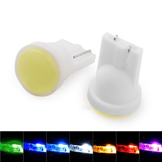 Cob T10 W5W 3D 194 168 หลอดไฟ LED 12V DC สีเขียว สีแดง สีฟ้า สีเหลืองอําพัน สําหรับติดป้ายทะเบียนรถยนต์