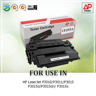 ตลับหมึกเลเซอร์เทียบเท่า รุ่น CE255A CE255 55A  ใช้สำหรับHP LaserJet Pro P3010 P3011 P3015 P3015dn