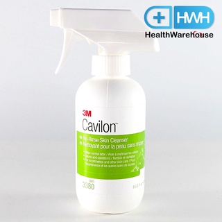 Cavilon No-Rinse Skin Cleanser 236 ml คาวิลอน โนรินส์ สกิน คลีนเซอร์ ชนิดสเปรย์ ผลิตภัณฑ์ทำความสะอาดร่างกาย ไม่ต้องล้าง