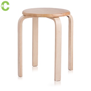 HOMEC เก้าอี้ไม้ เก้าอี้ทำงาน เก้าอี้ สไตล์มินิมอล ขนาด 40x45 ซม. wooden chair