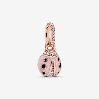 Pandora rose hanging charm ติ้งเต่าทองโรส