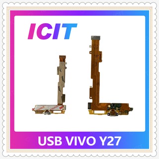 USB  VIVO Y27 อะไหล่สายแพรตูดชาร์จ แพรก้นชาร์จ Charging Connector Port Flex Cable（ได้1ชิ้นค่ะ) ICIT-Display