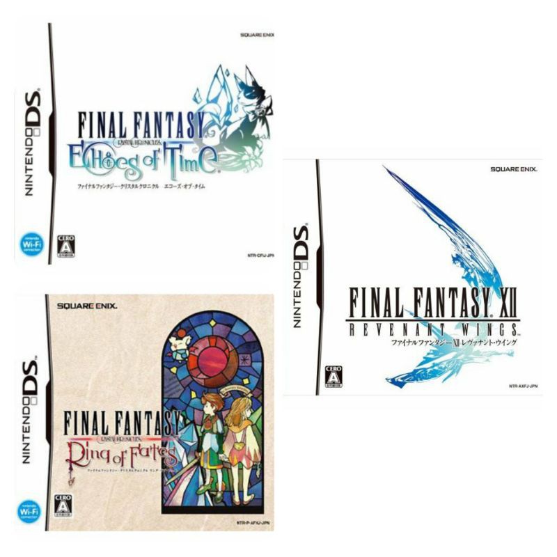 DS - Final Fantasy Crystal Chronicle &amp; XII Revenant Wings (JP) - มือสอง สภาพดี หายาก