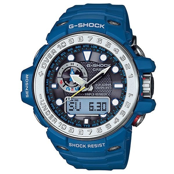 ﻿CASIO นาฬิกาข้อมือ G-Shock GulfMaster GWN-1000-2ADR - Blue