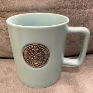 Starbucks Metal Badge Tiffany Green 16oz