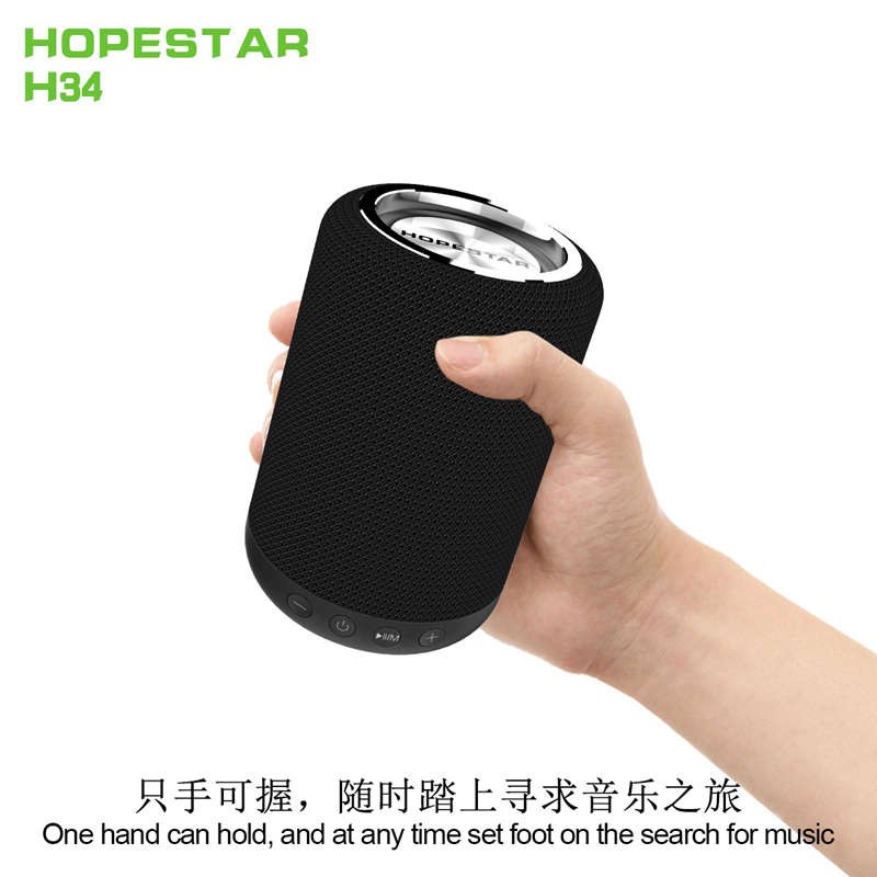HOPESTAR H34 Portable Bluetooth Speaker Waterproof Subwoofer Stereo bluetooth ลำโพงบลูทูธ TWS