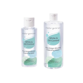 CUTE PRESS ไมเซลลาร์ เคล็นซิ่ง PURE ORIGIN MICELLAR CLEANSING WATER ขนาด 100,500 ml.