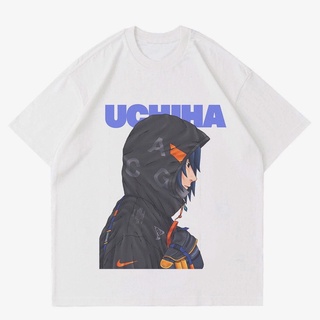 เสื้อยืดคอกลมเสื้อยืด ลาย Uchiha SASUKE | เสื้อยืด พิมพ์ลายการ์ตูนอนิเมะ HYPEBEAST | เสื้อยืด ลายการ์ตูนนารูโตะ | เสื้อย