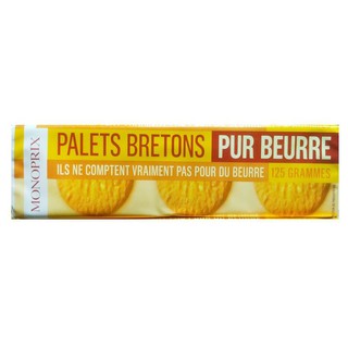 Monoprix Palet Breton 125g  โมโนบริกซ์พาเลทเบรตง 125 กรัม