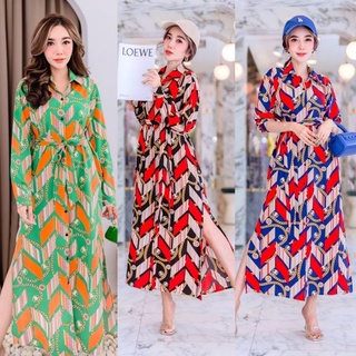 เดรสผ้าitaly silk 100D