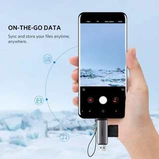 UGREEN รุ่น 50706 Card Reader 2in1 USB C การ์ดรีดเดอร์ 2in1 TYPE C/USB 3.0
