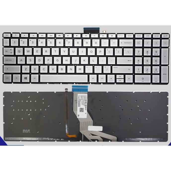สําหรับ TPN-Q222 tpn-Q230 15s-eq0068AU 15-bw0xx 15s-eq 15-DY แป้นพิมพ์โน้ตบุ๊ค