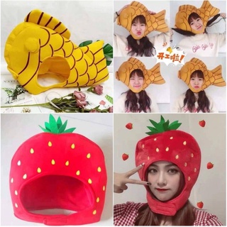 🍓🐠Item เที่ยวดอย ⛰️🍃หมวกอุ่นแบบสวมสุดคิ้วท์ ฟรีไซส์ ใส่ได้ทั้ง ช/ญ