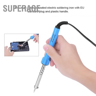 [คลังสินค้าใส][คลังสินค้าใส]Superage 220V ชุดเครื่องมือบัดกรีเหล็กไฟฟ้า Eu Plug