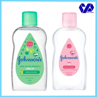 จอห์นสัน เบบี้ออยล์ Johnson’s Baby Oil 125 มล