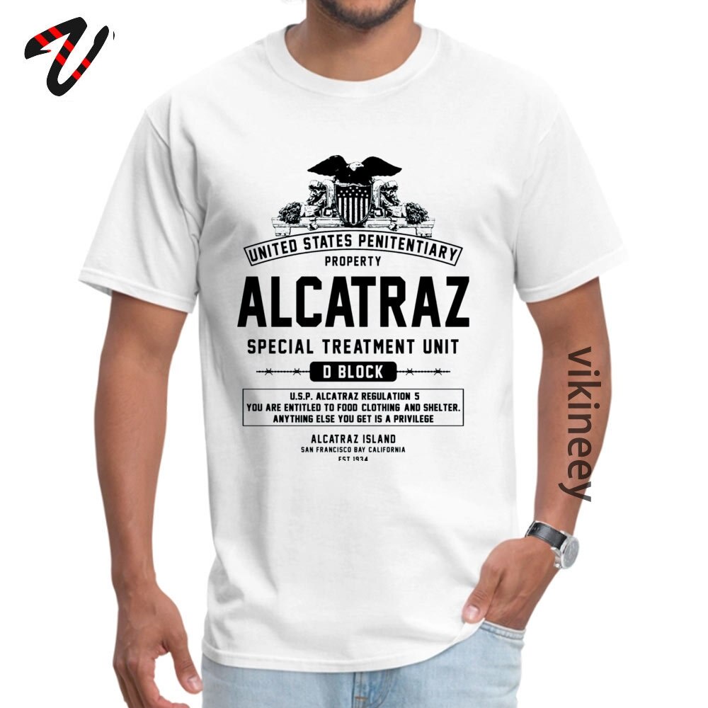 Alcatraz STU Icon Fabric Man Linux Sleeve T Shirt Casual Ostern Day T Shirts Hip Hop Ts
