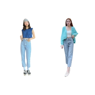 โปรโมชั่น : กางเกงยีนส์ทรงกระบอกเล็ก รุ่น Friends - Jigsawjeans