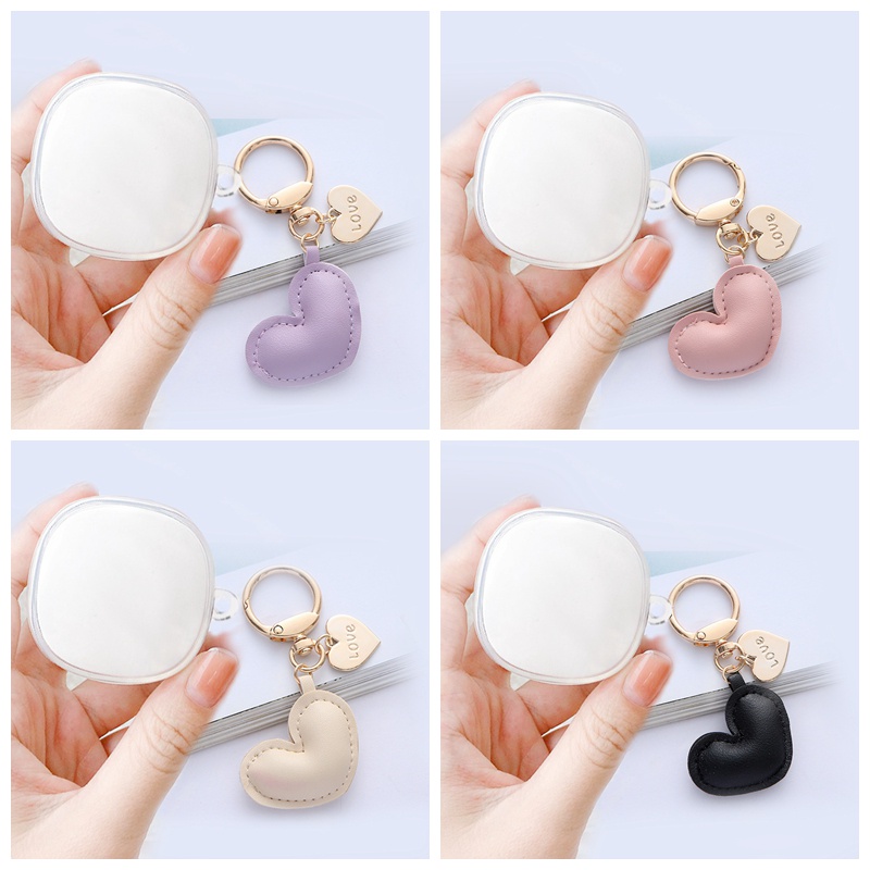 Ins love chain สําหรับ Baseus WM01 / WM02 แฟชั่นซิลิโคน TPU clear หูฟังสําหรับ Baseus wm02 พร้อมพวงก
