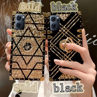 นุ่ม ปก Samsung Galaxy S20 FE Note20 Ultra S9 plus A52S A52 A72 A71 A51 A33 A53 A73 5G S20FE S20+ S9+ Tide Luxury Mirror Phantom Flowers Elegant Classic เคสป้องกัน ขาตั้งแม่เหล็ก