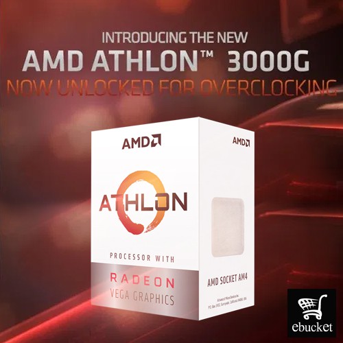 โปรเซสเซอร ์ AMD Athlon 3000G พร ้ อมกราฟิก Radeon