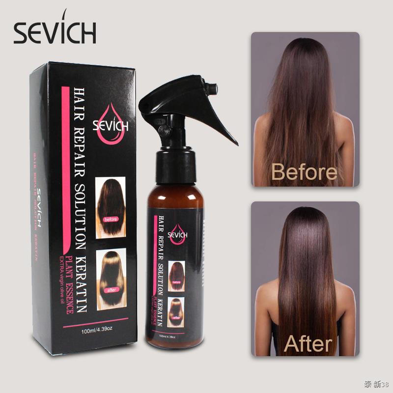 ☏Sevich 100ml Hair Repair Spray Repairs damage restore soft hair for all  hair types keratin Hair & Scalp Treatment | Shopee Thailand