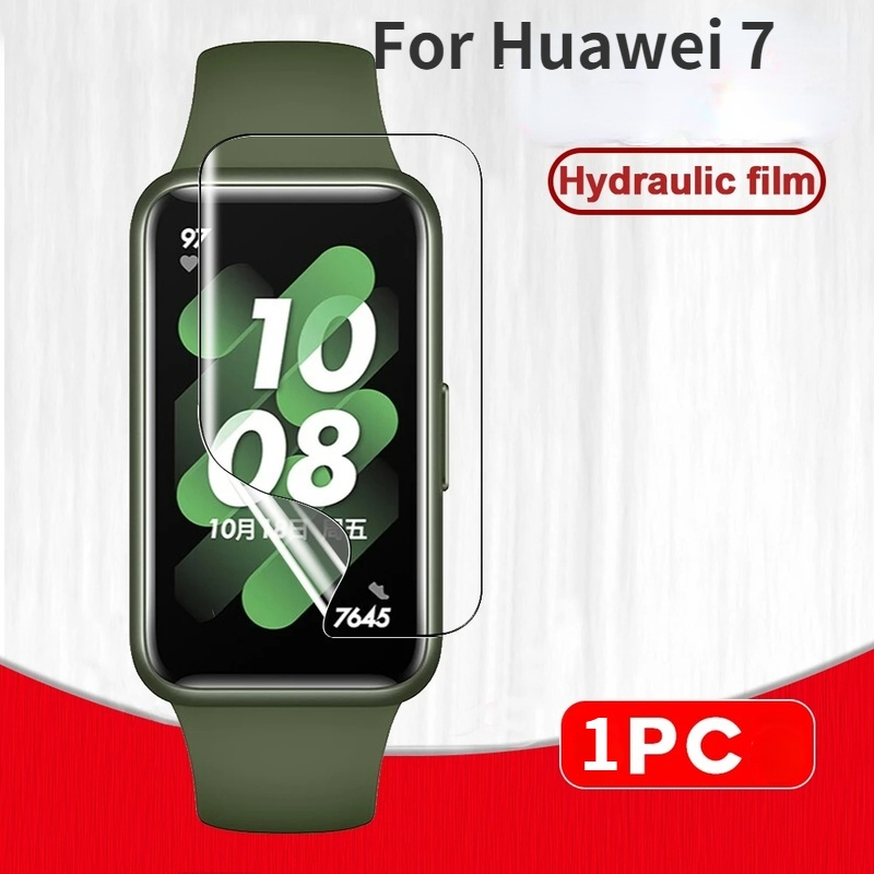 ฟิล์มกันรอยหน้าจอ TPU แบบนิ่ม สําหรับ Huawei Band 7 Watch Huawei Band 7 ไม่ใช่กระจก