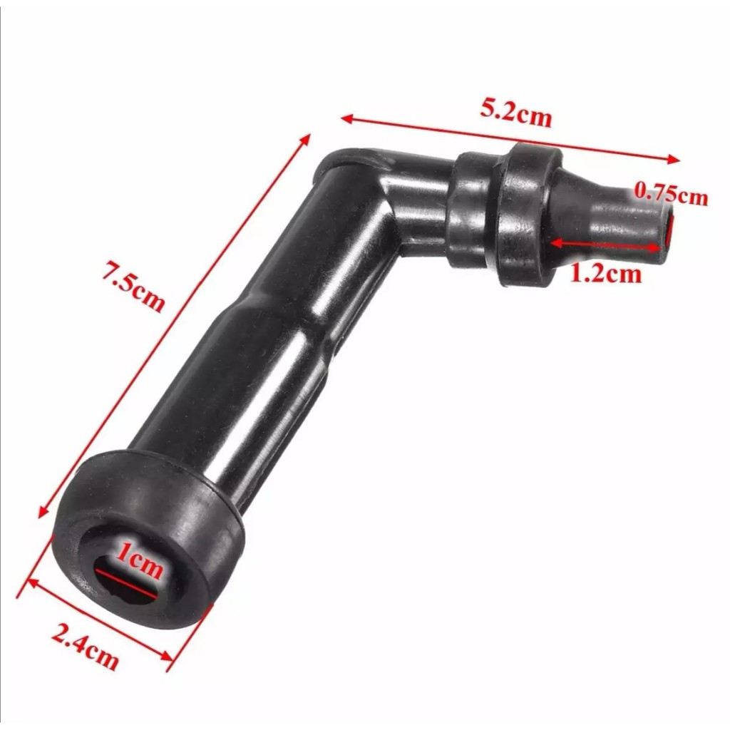 ปลั๊กหัวเทียน ที่สวมหัวเทียน steed400 600 nv400 shoper รถช็อฟเปอร์ ปลั้กหัวเทียนยาว Plug spark  plug