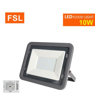 LED FLOOD LIGHT 10W แสงวอร์ม/เดย์