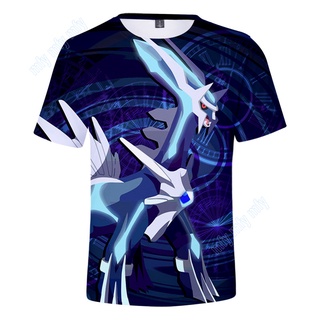 เสื้อยืด พิมพ์ลายโปเกม่อน Gyarados Charizard Greninja Groudon Dialga สําหรับเด็ก