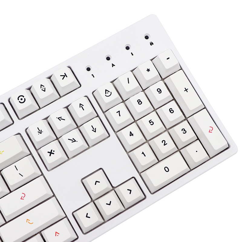 Fruits Keycap White Theme Minimalist Style Cherry Profile for 61/64/68/75/84/RK836/87/96/980/108 Keyboard Keycaps #8
