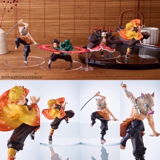 ConoFig Demon Slayer: Kimetsu no Yaiba Zenitsu Agatsuma Figure + Inosuke Hashibira Figure