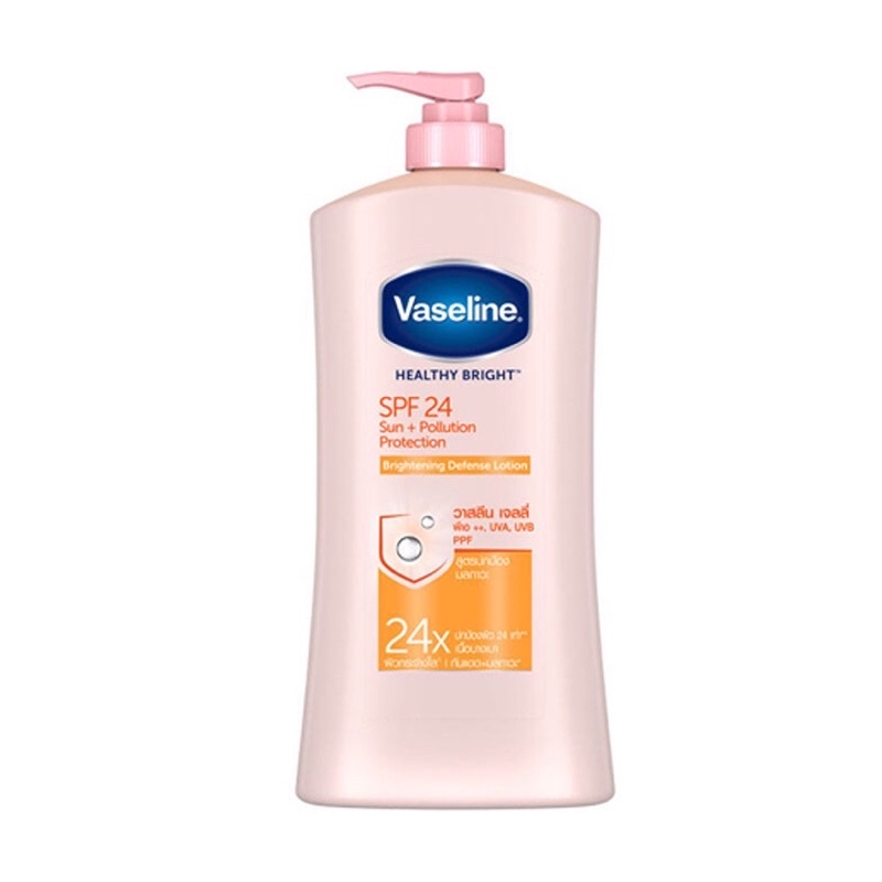 Vaseline Body Lotion Healthy Bright UV Lightening Pink 600 ml /// VASELINE Healthy White SPF24 PA+++