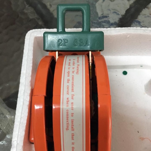 คัตเอาท์หลังเต่า 2P 63A