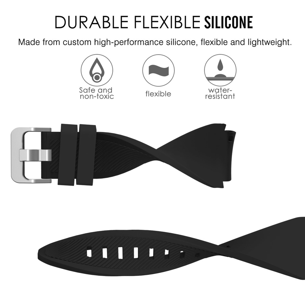 สายรัดซิลิโคนแบบสปอร์ตสายกันน้ำสำหรับ Garmin Venu sq